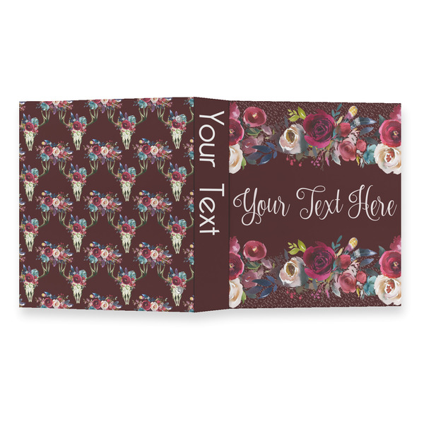 Boho 3 Ring Binders - Full Wrap - 1" - OPEN OUTSIDE