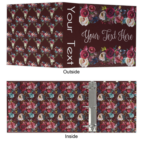 Boho 3 Ring Binders - Full Wrap - 3" - APPROVAL