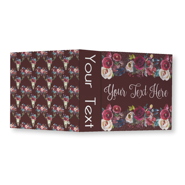 Boho 3 Ring Binders - Full Wrap - 3" - OPEN OUTSIDE