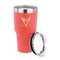 Boho 30 oz Stainless Steel Ringneck Tumblers - Coral - LID OFF