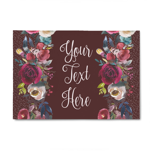 Custom Boho 4' x 6' Indoor Area Rug (Personalized)
