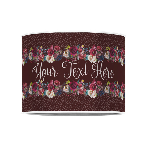 Boho 8" Drum Lampshade - FRONT (Poly Film)