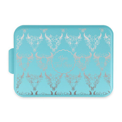 Boho Aluminum Baking Pan with Teal Lid (Personalized)