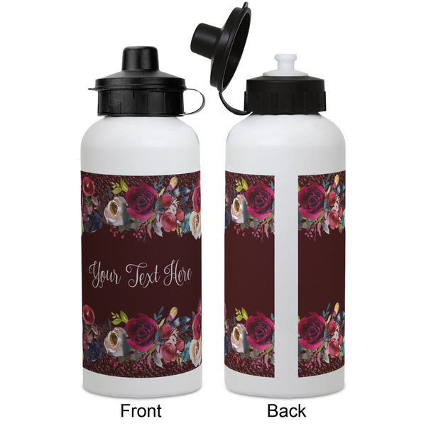 Boho Aluminum Water Bottle - White APPROVAL