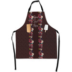 Boho Apron With Pockets w/ Name or Text