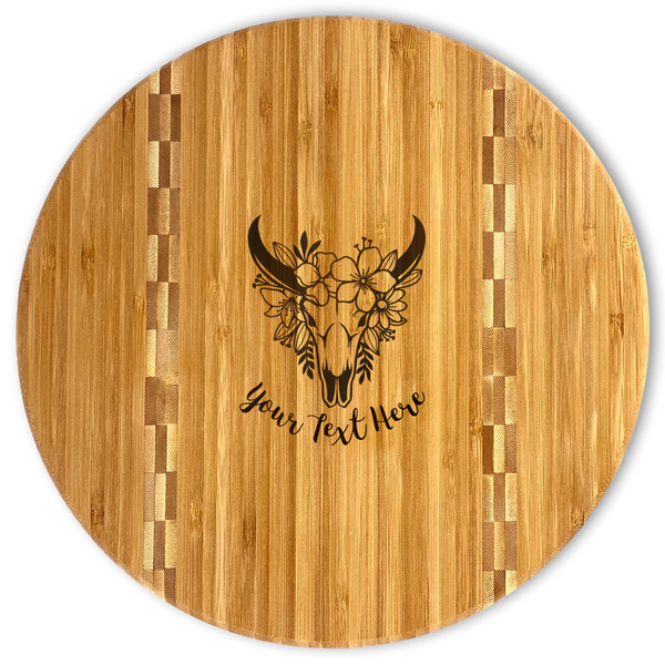 Custom Boho Bamboo Cutting Board (Personalized)