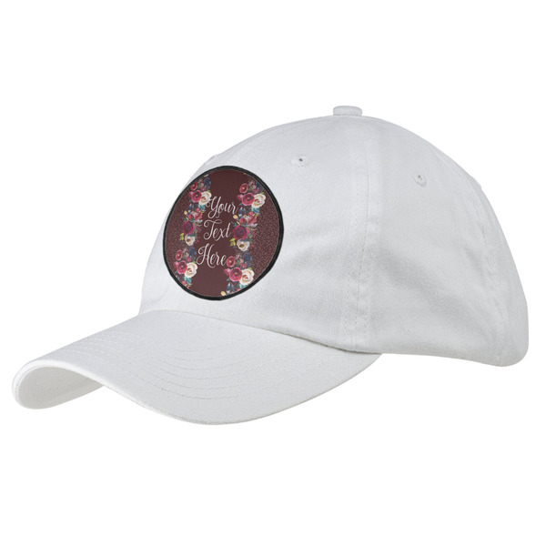 Custom Boho Baseball Cap - White (Personalized)