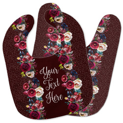 Boho Baby Bib w/ Name or Text