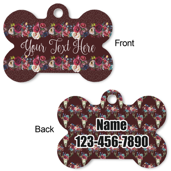 Boho Bone Shaped Dog ID Tag - Large - Approval