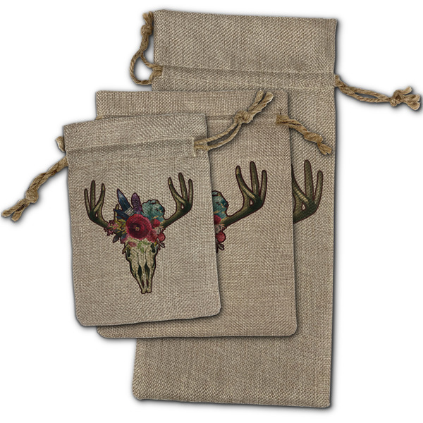 Boho Burlap Gift Bags - (PARENT MAIN) All Three