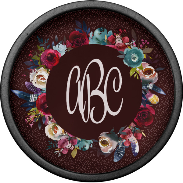 Boho Cabinet Knob - Black - Front