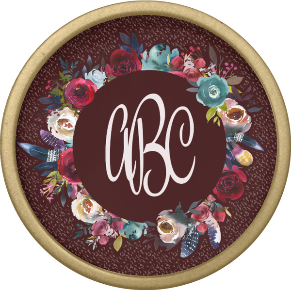 Boho Cabinet Knob - Gold - Front