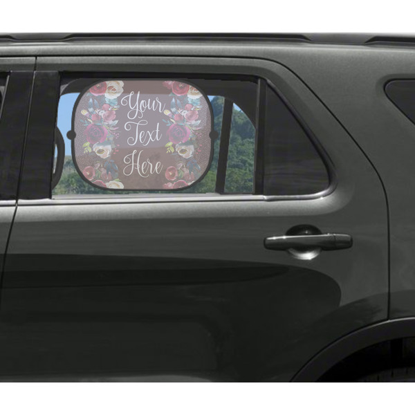 Boho Car Sun Shade Black - In Car Window