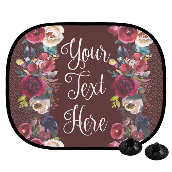 Custom Boho Car Side Window Sun Shade (Personalized)