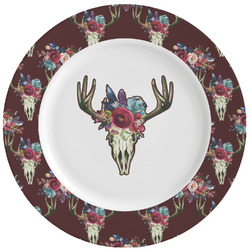 Boho Ceramic Dinner Plates (Set of 4)