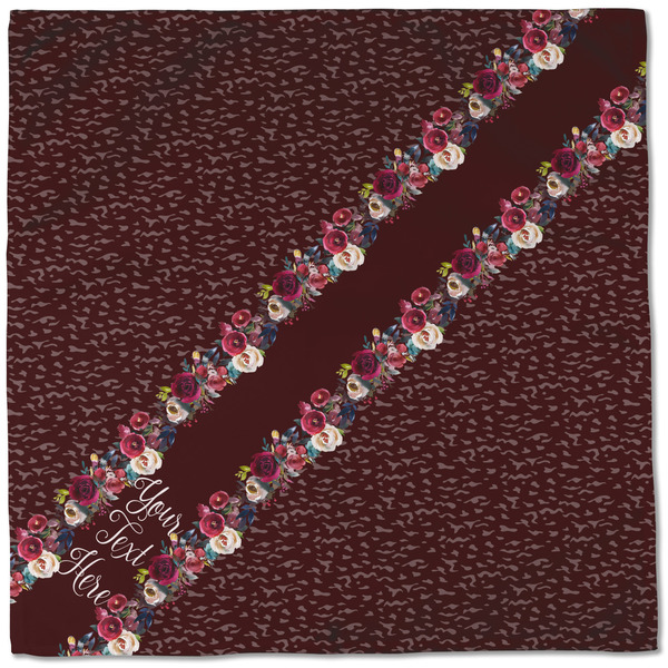 Boho Cloth Napkins - Personalized Dinner (Full Open)