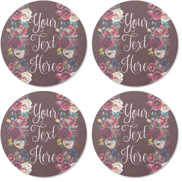 Boho Coaster Round Rubber Back - Apvl