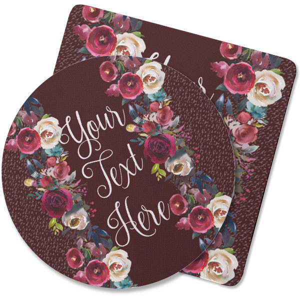 Custom Boho Rubber Backed Coaster (Personalized)