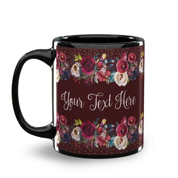 Boho Coffee Mug - 11 oz - Black