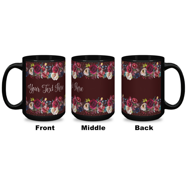 Boho Coffee Mug - 15 oz - Black APPROVAL