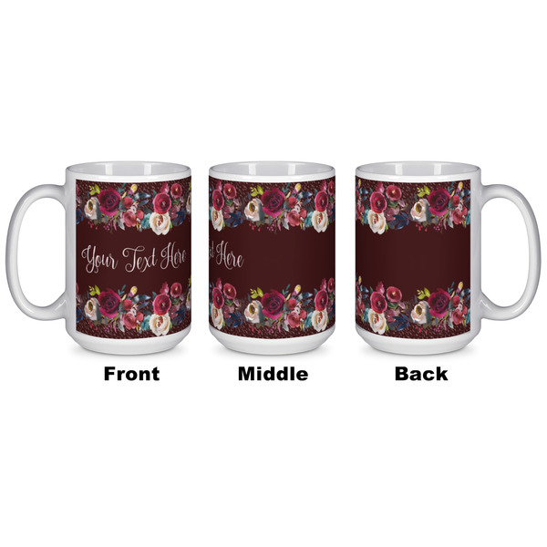 Boho Coffee Mug - 15 oz - White APPROVAL