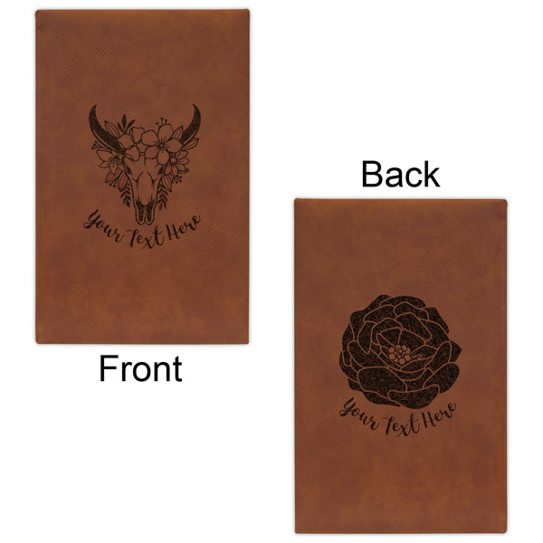 Boho Cognac Leatherette Journal - Double Sided - Apvl