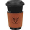 Boho Cognac Leatherette Mug Sleeve - Front