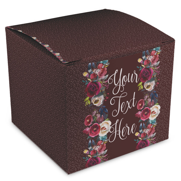 Custom Boho Cube Favor Gift Boxes (Personalized)