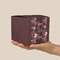Boho Cube Favor Gift Box - On Hand - Scale View