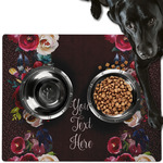 Boho Dog Food Mat - Large w/ Name or Text