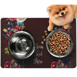 Boho Dog Food Mat - Small w/ Name or Text
