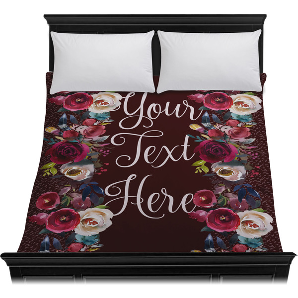 Boho Duvet Cover - Queen - On Bed - No Prop