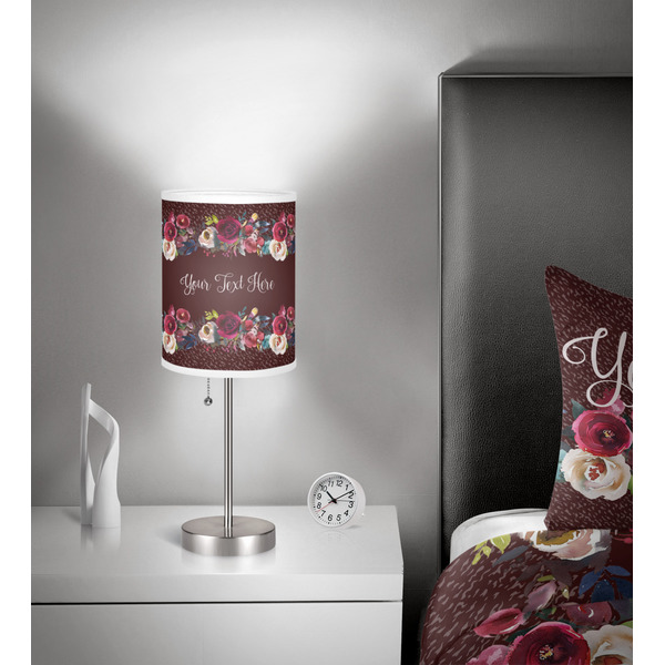 Boho 7 inch drum lamp shade - in room