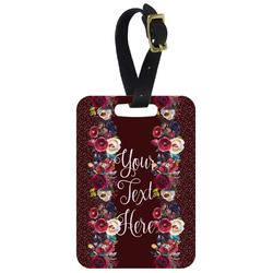 Boho Metal Luggage Tag w/ Name or Text