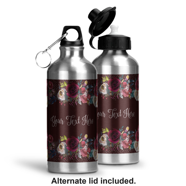 Boho Aluminum Water Bottle - Alternate lid options
