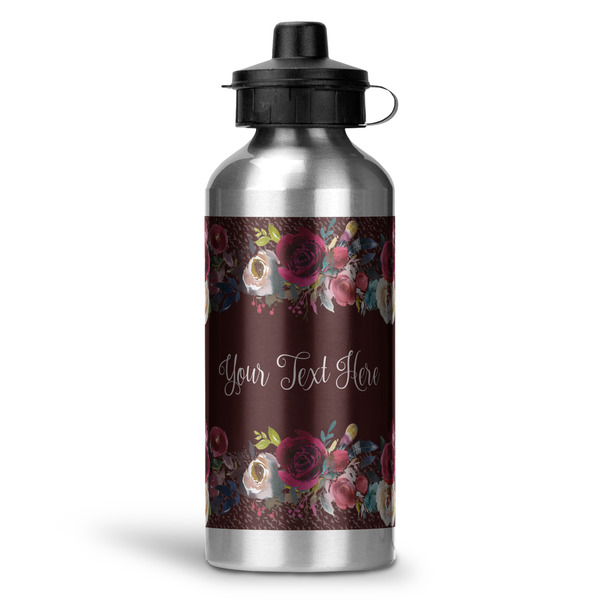 Custom Boho Water Bottle - Aluminum - 20 oz (Personalized)