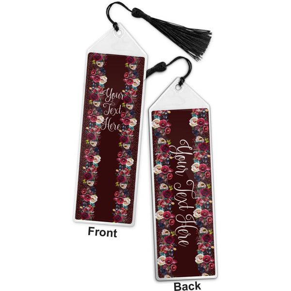 Boho Bookmark with tassel - Front and Back