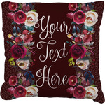 Boho Faux-Linen Throw Pillow 26" (Personalized)