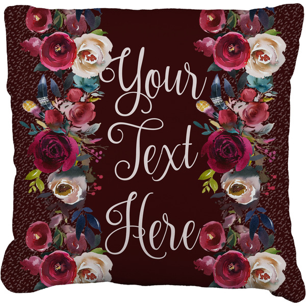 Custom Boho Faux-Linen Throw Pillow 26" (Personalized)