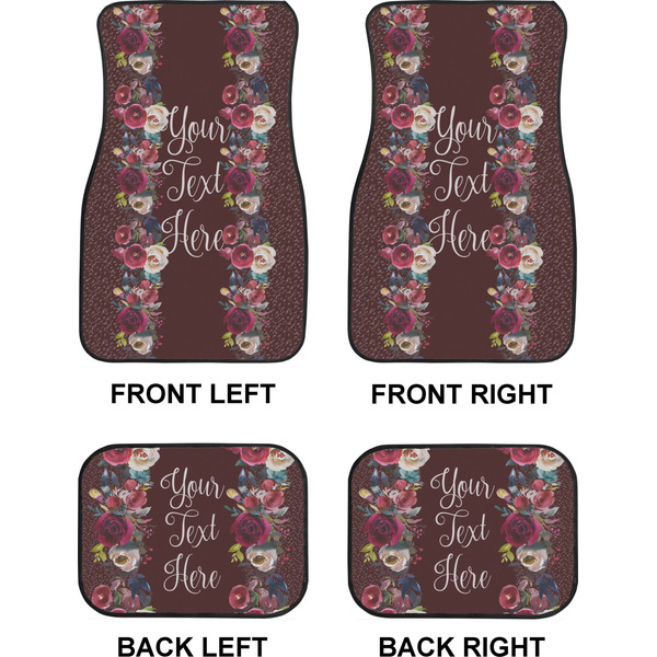 Boho Car Floor Mats Set (2F + 2B)