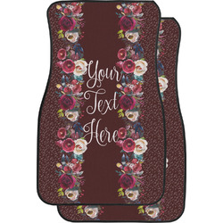 Boho Car Floor Mats (Front Seat) (Personalized)