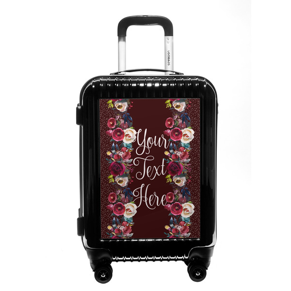 Custom Boho Carry On Hard Shell Suitcase (Personalized)