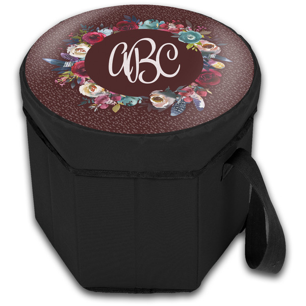 Boho Collapsible Personalized Cooler & Seat (Closed)