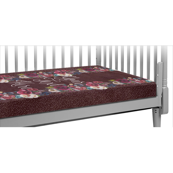 Custom Boho Crib Fitted Sheet (Personalized)