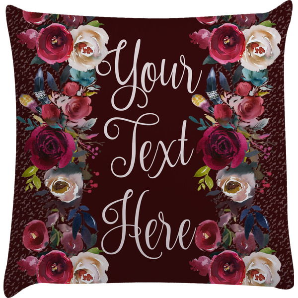Custom Boho Decorative Pillow Case (Personalized)