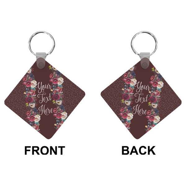 Boho Diamond Keychain (Front + Back)