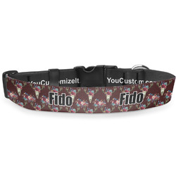 Boho Deluxe Dog Collar - Large (13" to 21") (Personalized)