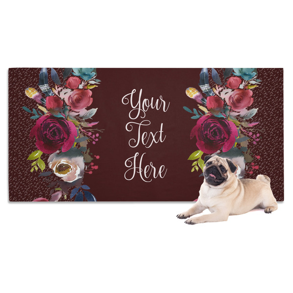 Custom Boho Dog Towel (Personalized)