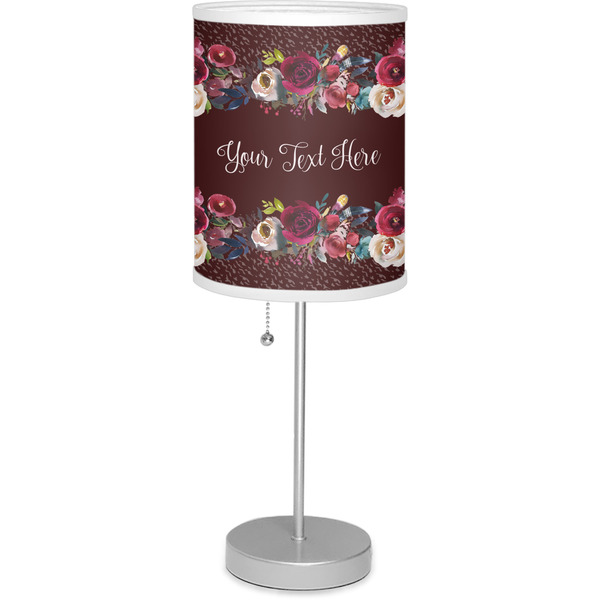 Custom Boho 7" Drum Lamp with Shade Polyester (Personalized)