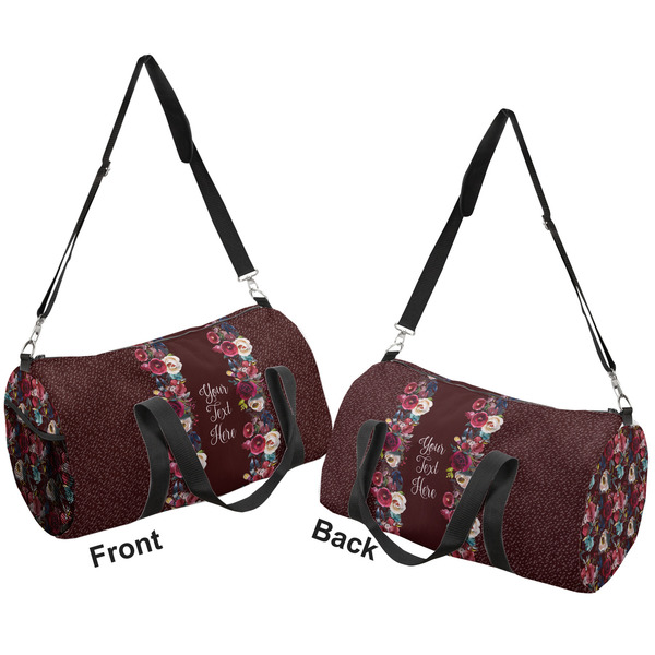 Boho Duffle bag large front and back sides